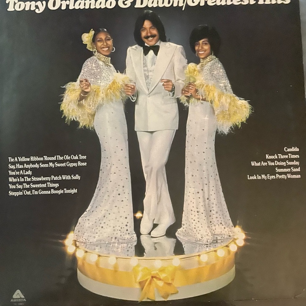 Tony Orlando & Dawn Greatest Hits Vinyl Record